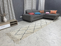 Luma Lozange - Tapis Beni Ourain - 3x10ft