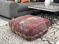 moroccan kilim pouf