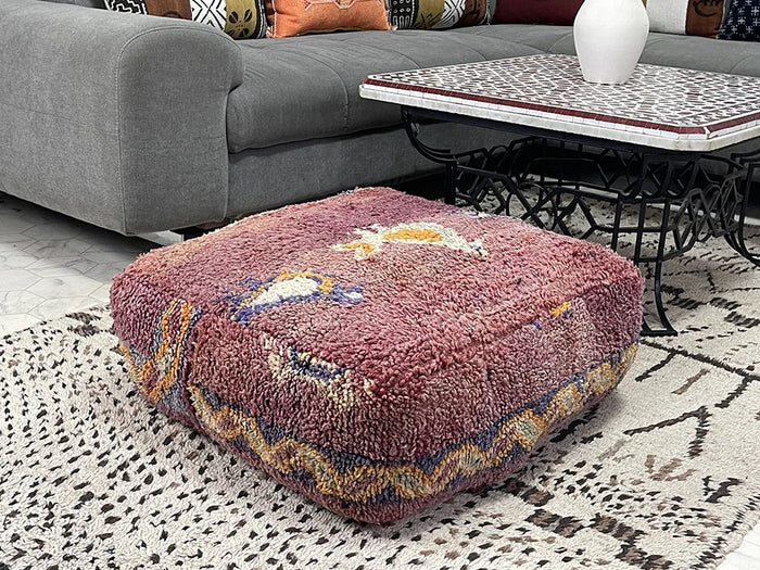 moroccan kilim pouf