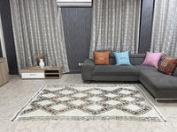 Mini Maghreb Monochrome - Tapis Beni Ourain - 5x9ft