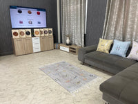 Grey cactus silk Rugs