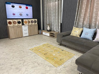 Yellow cactus silk Rugs