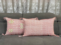 pink Natural cactus silk pillow