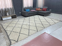 Nur Al-Qalb - Tapis Beni Ourain - 8x12ft
