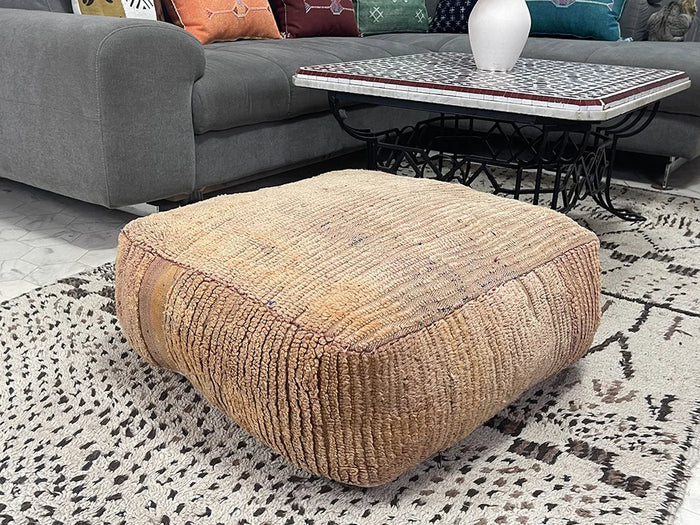 Bazarugs Moroccan Kilim Pouf — Sinai Sands