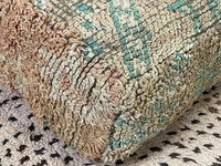 Toubkal Timber - Pouf Kilim