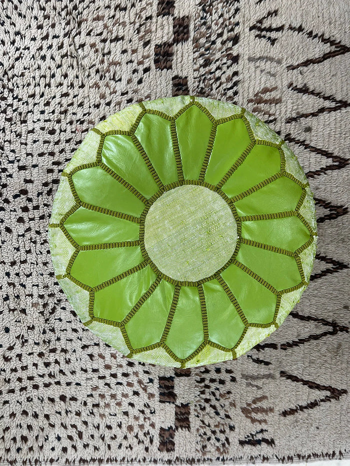 Bazarugs Moroccan Cactus Silk Pouf — Whispering Willow