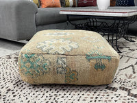 moroccan kilim pouf