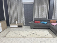 Bahrat 2 - Tapis Beni Ourain - 3x10ft