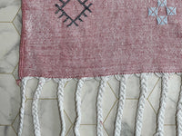 Red cactus silk Rugs