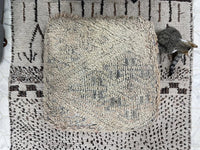Coconut Cream - Pouf Kilim
