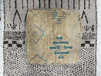moroccan kilim pouf