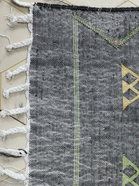Black cactus silk Rugs