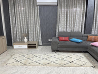 Luma Lozange - Tapis Beni Ourain - 3x10ft