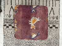 moroccan kilim pouf
