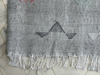 Black cactus silk Rugs