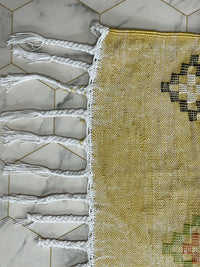 Yellow cactus silk Rugs