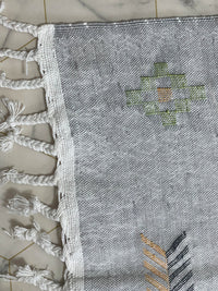 Grey cactus silk Rugs