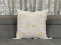 Pink Natural cactus silk pillow