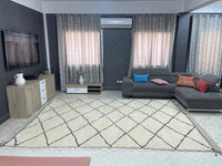 Nur Al-Qalb - Tapis Beni Ourain - 8x12ft