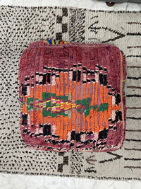 moroccan kilim pouf