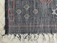 Black cactus silk Rugs