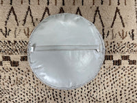 grey cactus silk pouf