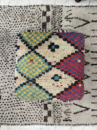 moroccan kilim pouf