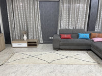 Zwen Monochrome - Tapis Beni Ourain - 3x9ft