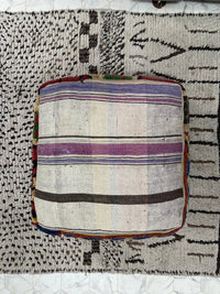 moroccan kilim pouf