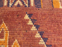 Blood Orange II - Pouf Kilim