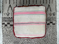 Cherry Sparkle - Pouf Kilim