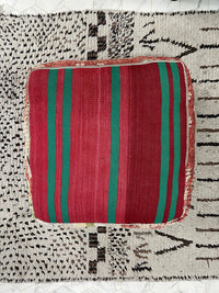 Lemon Verbena - Pouf Kilim