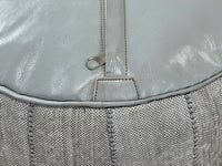 grey cactus silk pouf