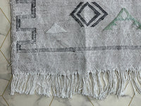 Grey cactus silk Rugs