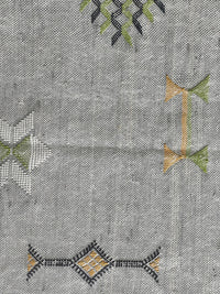 Grey cactus silk Rugs