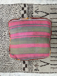 moroccan kilim pouf