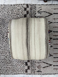 moroccan kilim pouf