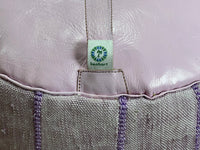 purple cactus silk pouf