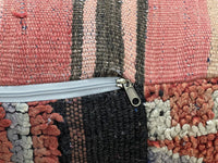Bowery Red - Pouf Kilim