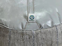 grey cactus silk pouf