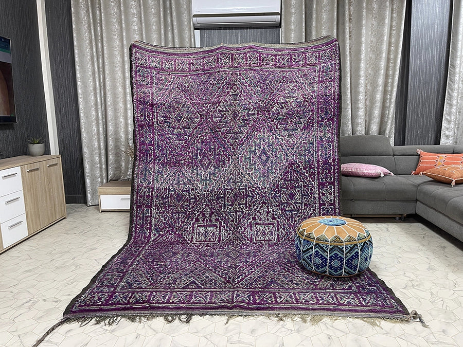 Amazigh Twilight - Tapis Beni Mguild - 7x10ft
