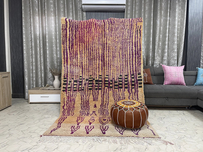 Bazarugs Beni Ourain Rug — Amefka, 5x8 ft