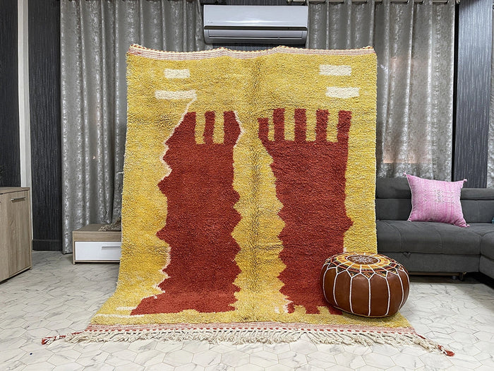 Ametista by Bazarugs — Authentic Beni Ourain Rug, 6x8 ft