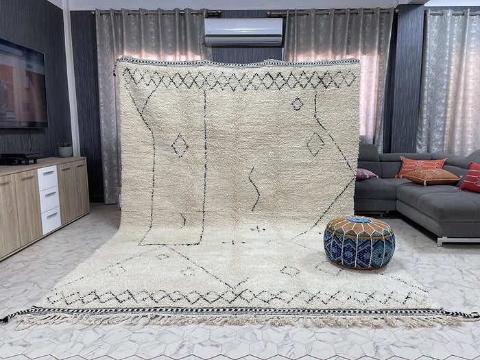 Bazarugs Beni Mrirt Rug — Amgud N'Tefra, 8x12 ft