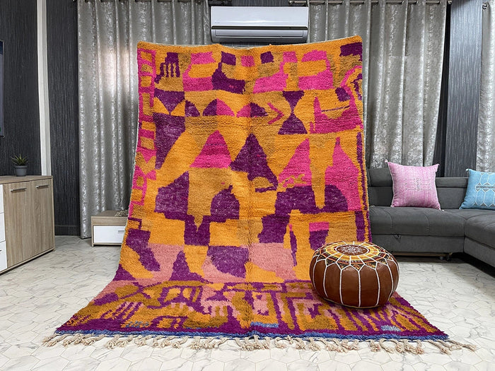 Bazarugs Beni Ourain Rug — Antorill, 7x10 ft