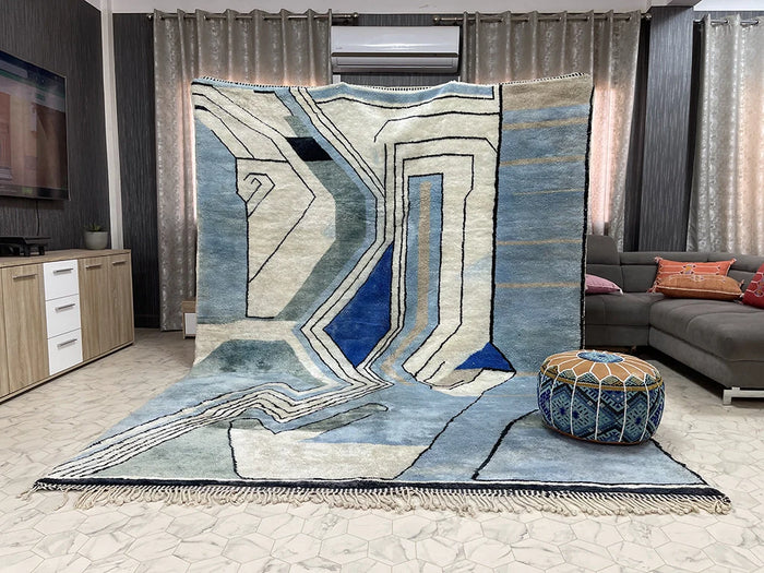 Bazarugs Luxury Beni Mrirt Rug in Bahr Al-Sama, 8x11 ft