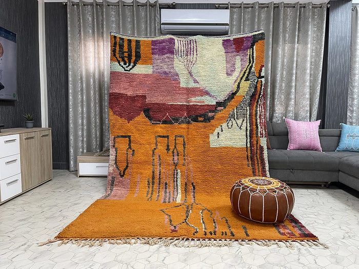 Bazarugs Luxury Beni Ourain Rug in Brillalen, 6x10 ft