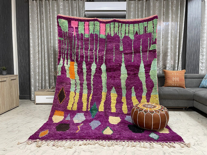 Chinert by Bazarugs — Authentic Beni Ourain Rug, 6x9 ft