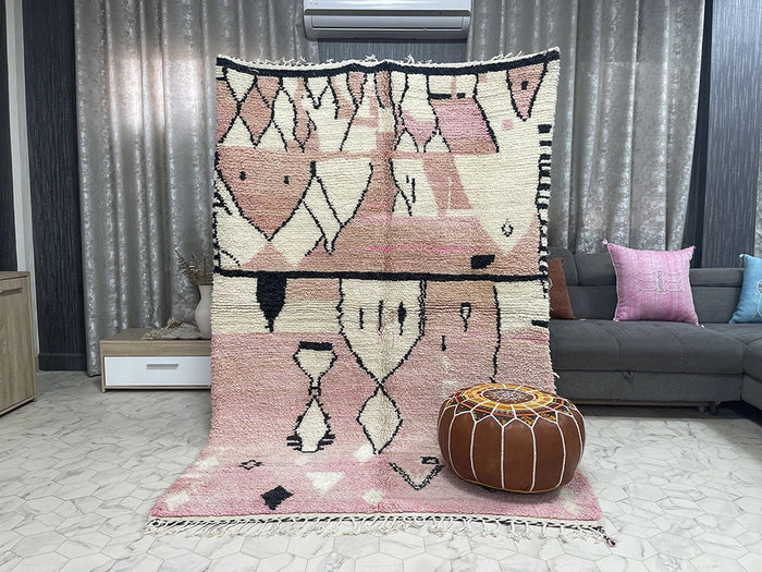 Chryssi by Bazarugs — Authentic Beni Ourain Rug, 5x8 ft